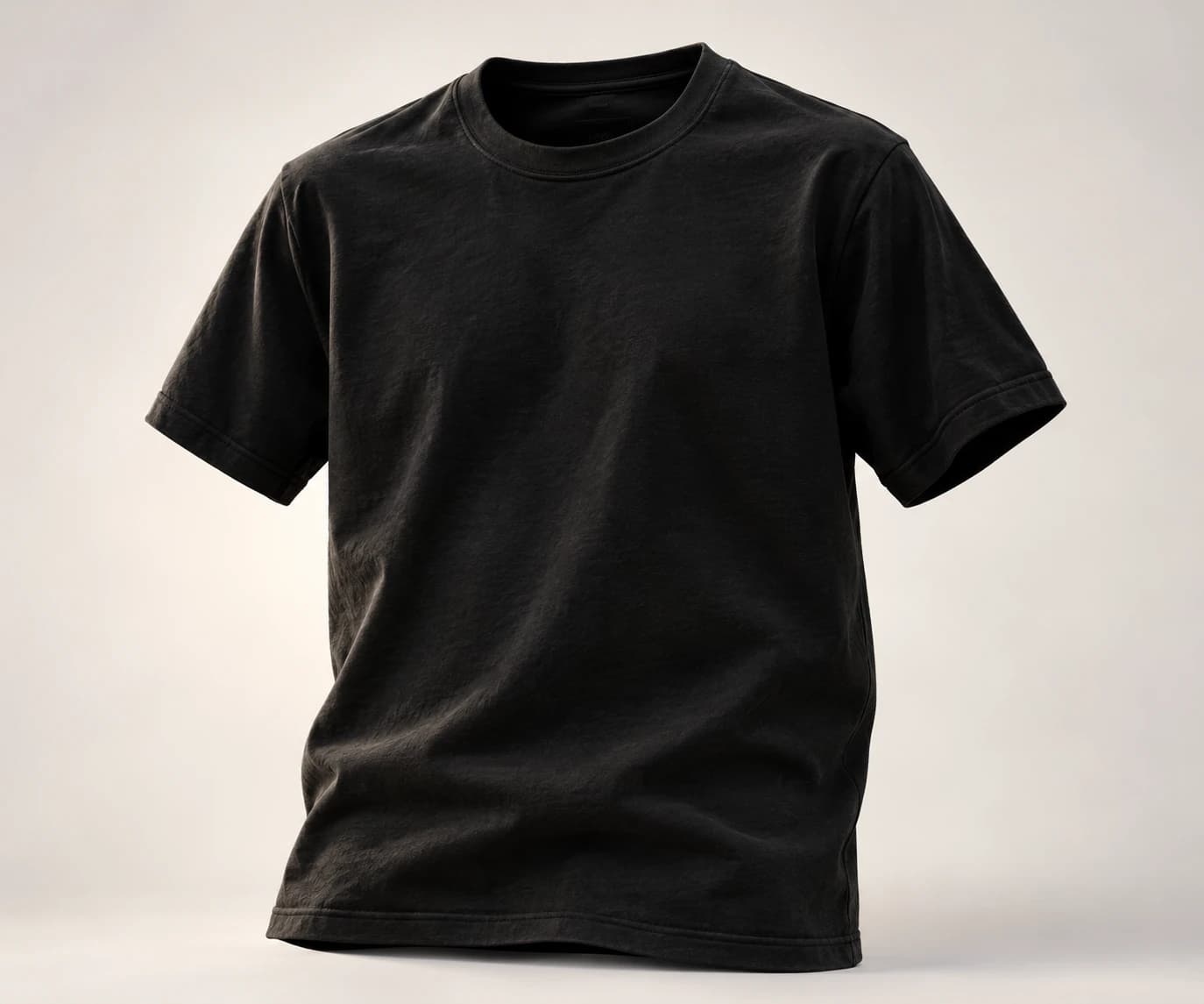 Blank black Summit Ridge trail shirt with no artwork applied.